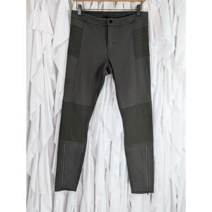 Athleta Trailsetter Motto Motion Pants Olive Green Biker 8